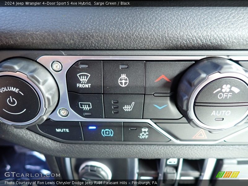 Sarge Green / Black 2024 Jeep Wrangler 4-Door Sport S 4xe Hybrid