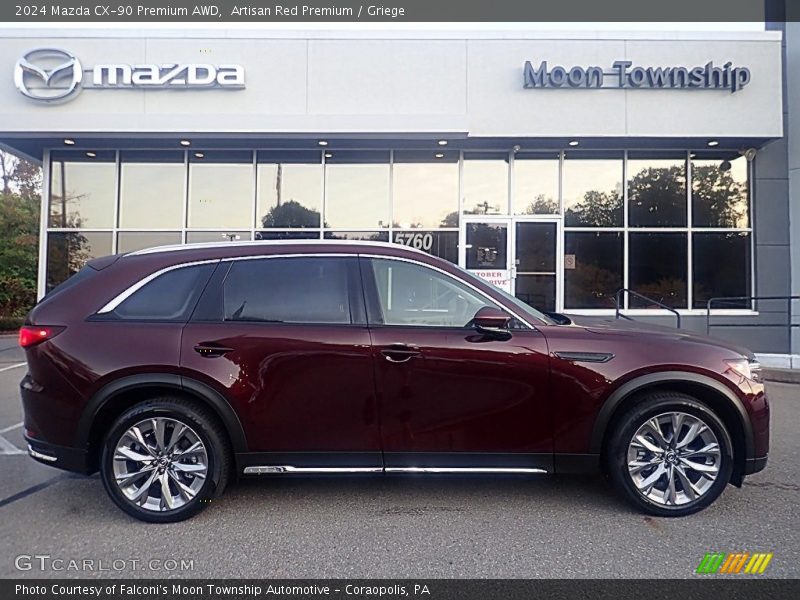 Artisan Red Premium / Griege 2024 Mazda CX-90 Premium AWD