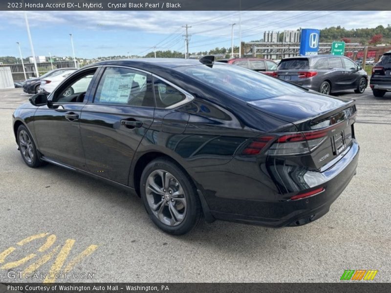 Crystal Black Pearl / Black 2023 Honda Accord EX-L Hybrid