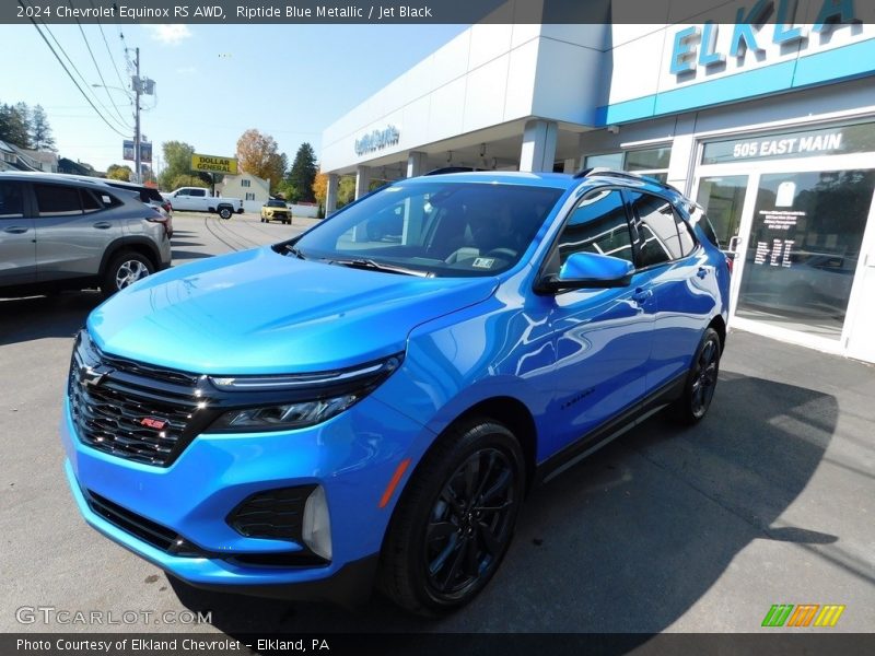 Riptide Blue Metallic / Jet Black 2024 Chevrolet Equinox RS AWD