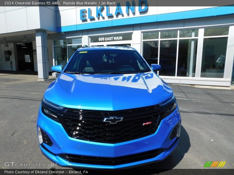 Riptide Blue Metallic / Jet Black 2024 Chevrolet Equinox RS AWD