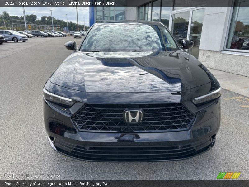 Crystal Black Pearl / Black 2023 Honda Accord EX-L Hybrid