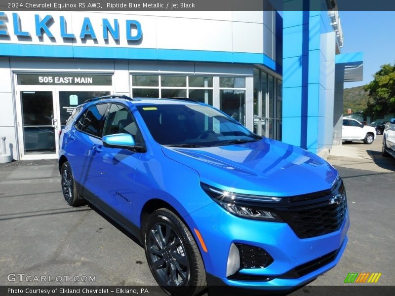 Riptide Blue Metallic / Jet Black 2024 Chevrolet Equinox RS AWD