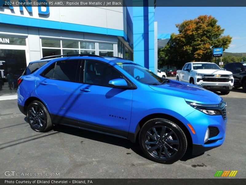 Riptide Blue Metallic / Jet Black 2024 Chevrolet Equinox RS AWD