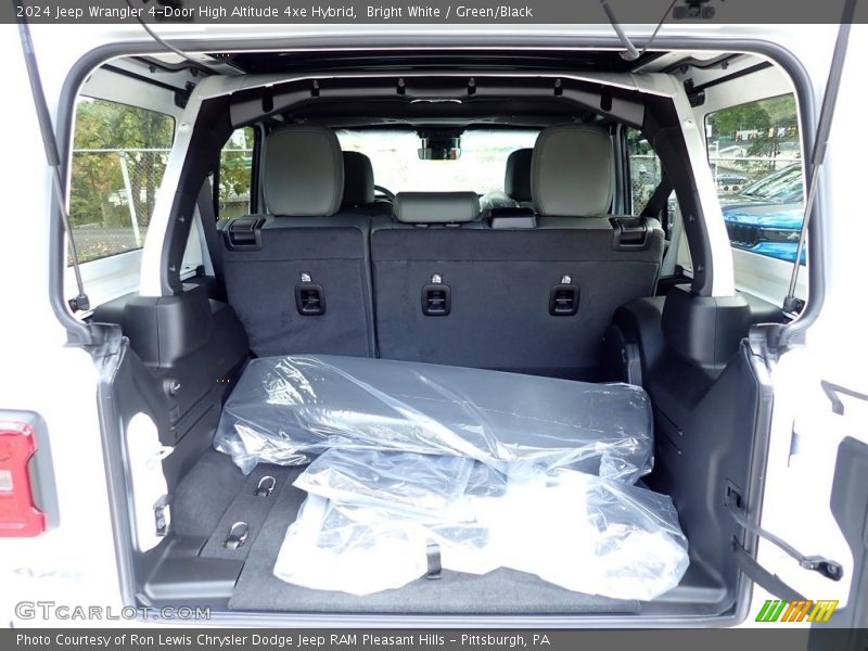 Bright White / Green/Black 2024 Jeep Wrangler 4-Door High Altitude 4xe Hybrid