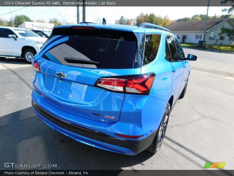 Riptide Blue Metallic / Jet Black 2024 Chevrolet Equinox RS AWD