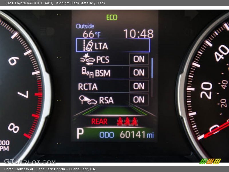 Midnight Black Metallic / Black 2021 Toyota RAV4 XLE AWD