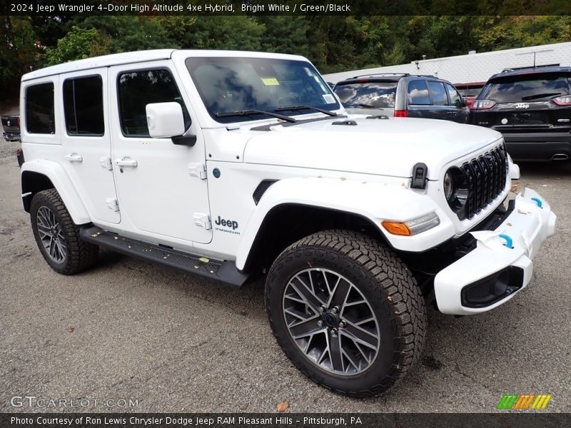 Front 3/4 View of 2024 Wrangler 4-Door High Altitude 4xe Hybrid