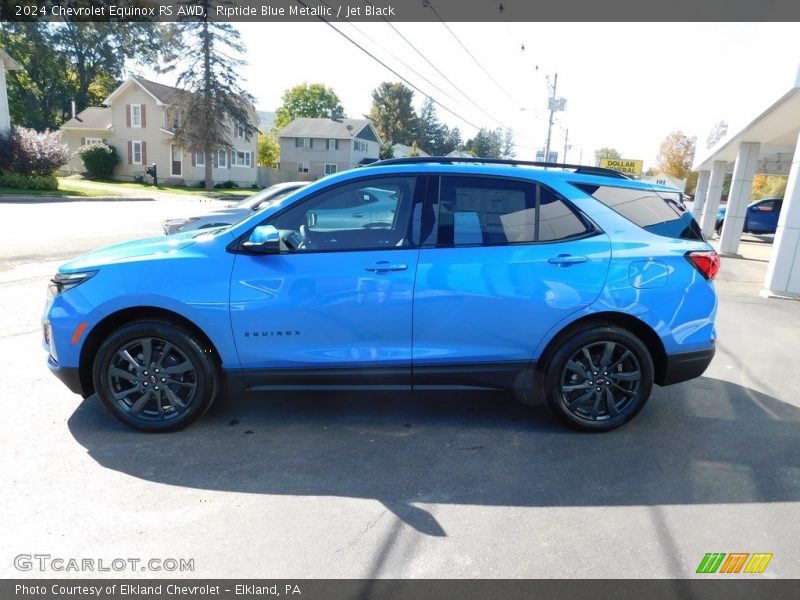 Riptide Blue Metallic / Jet Black 2024 Chevrolet Equinox RS AWD