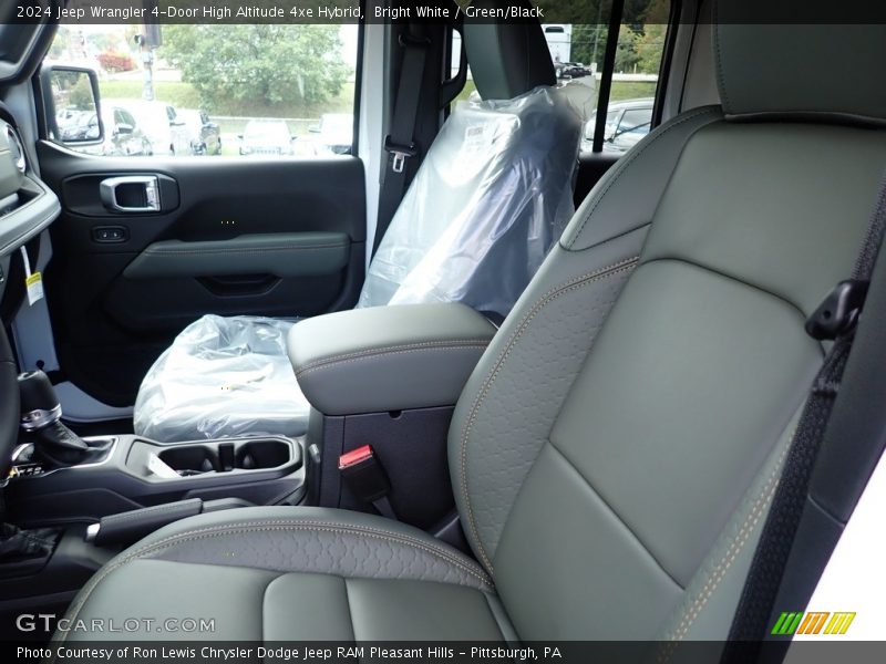 Front Seat of 2024 Wrangler 4-Door High Altitude 4xe Hybrid