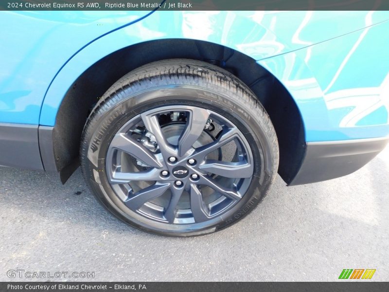 Riptide Blue Metallic / Jet Black 2024 Chevrolet Equinox RS AWD