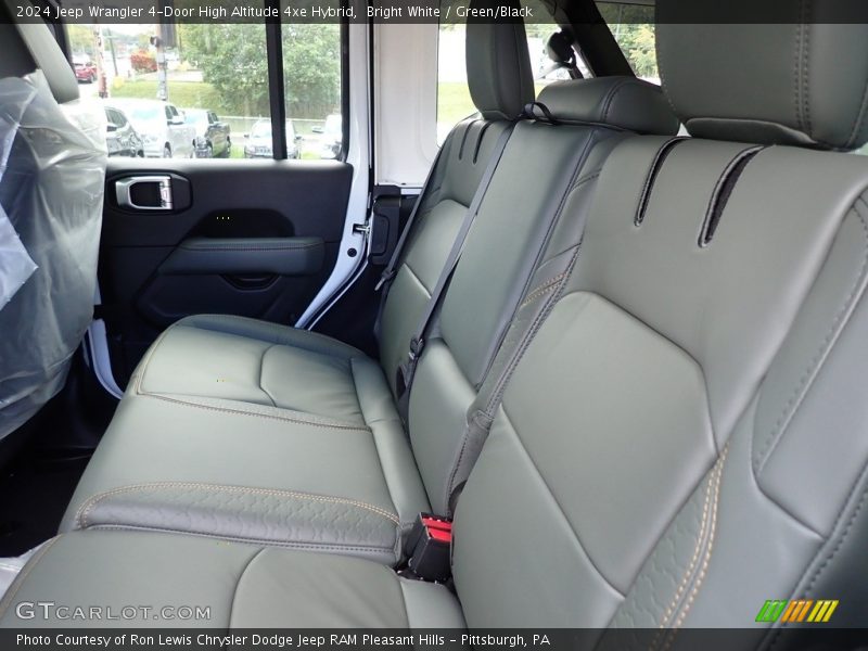 Rear Seat of 2024 Wrangler 4-Door High Altitude 4xe Hybrid