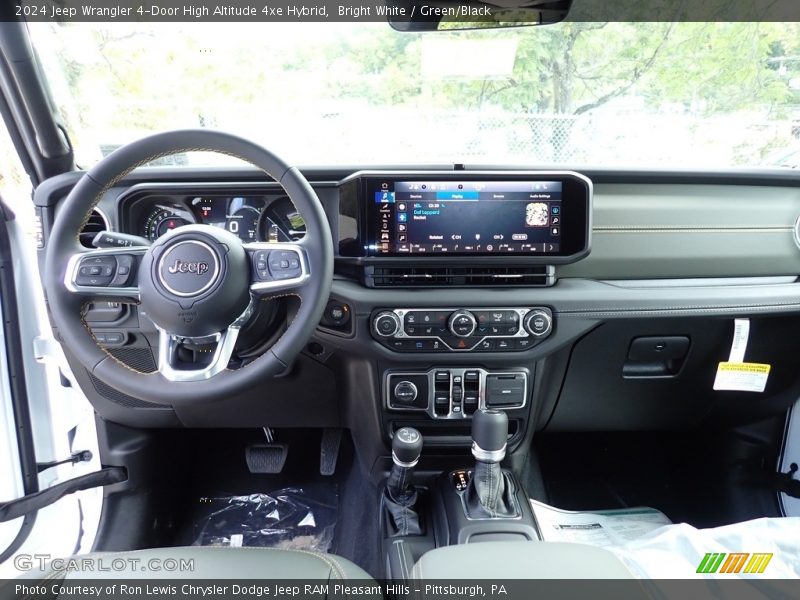 Dashboard of 2024 Wrangler 4-Door High Altitude 4xe Hybrid
