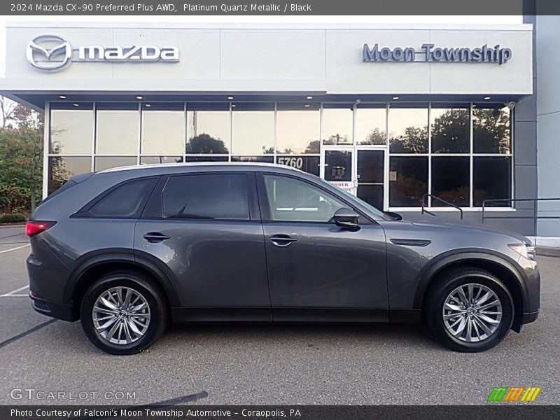 Platinum Quartz Metallic / Black 2024 Mazda CX-90 Preferred Plus AWD