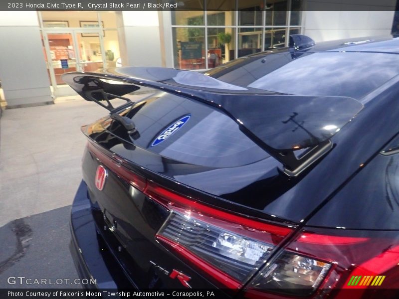 Crystal Black Pearl / Black/Red 2023 Honda Civic Type R
