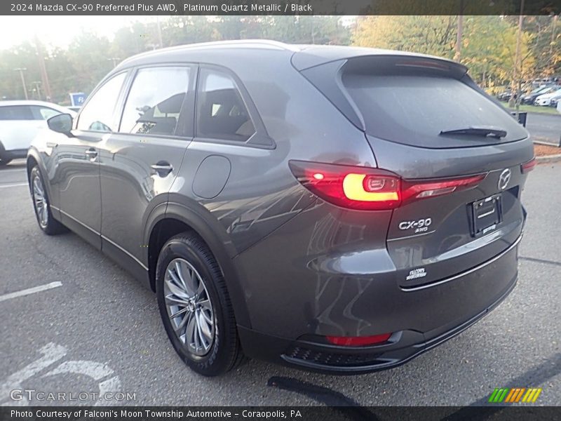 Platinum Quartz Metallic / Black 2024 Mazda CX-90 Preferred Plus AWD