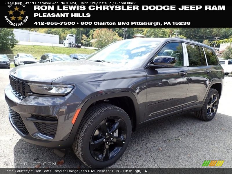 Baltic Gray Metallic / Global Black 2024 Jeep Grand Cherokee Altitude X 4x4