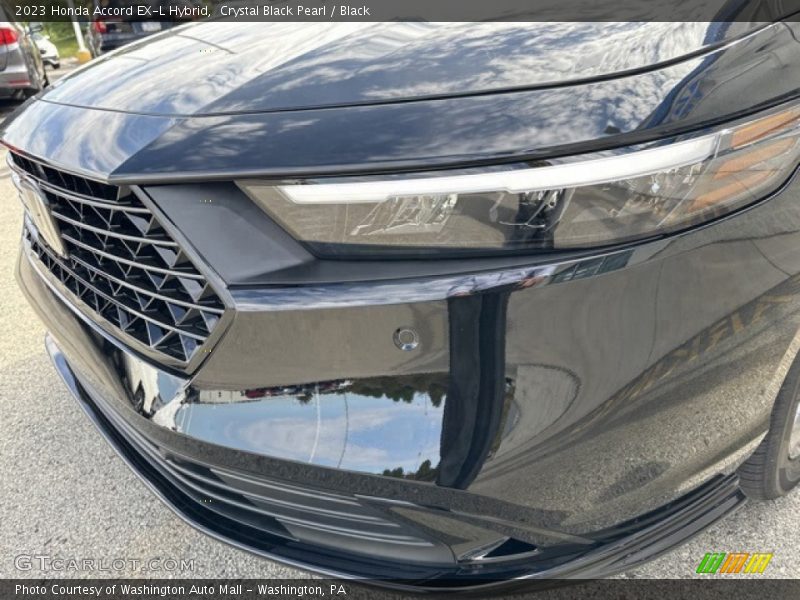 Crystal Black Pearl / Black 2023 Honda Accord EX-L Hybrid
