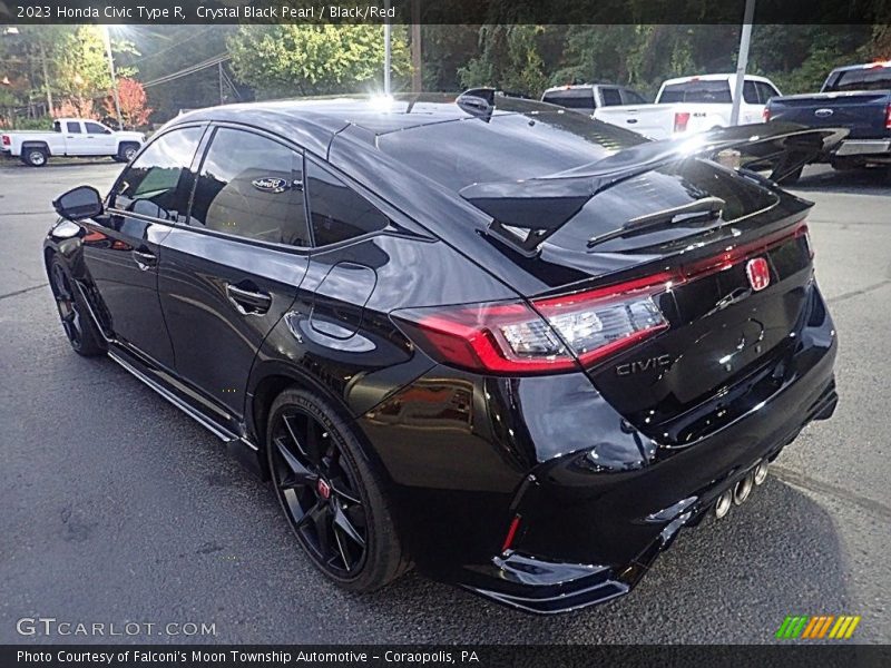 Crystal Black Pearl / Black/Red 2023 Honda Civic Type R