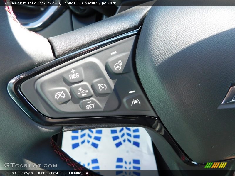 Riptide Blue Metallic / Jet Black 2024 Chevrolet Equinox RS AWD