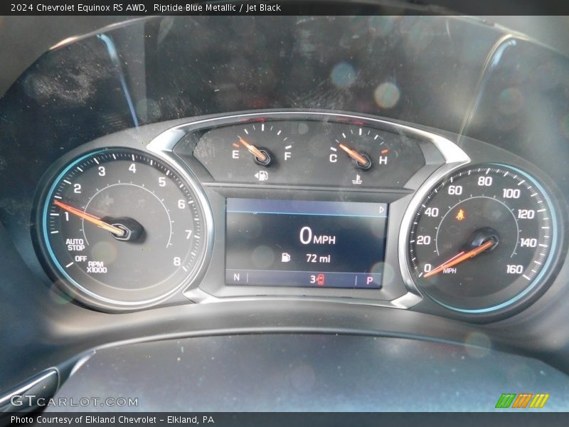 Riptide Blue Metallic / Jet Black 2024 Chevrolet Equinox RS AWD