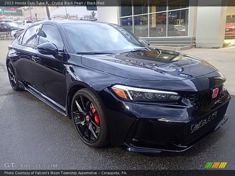 Crystal Black Pearl / Black/Red 2023 Honda Civic Type R