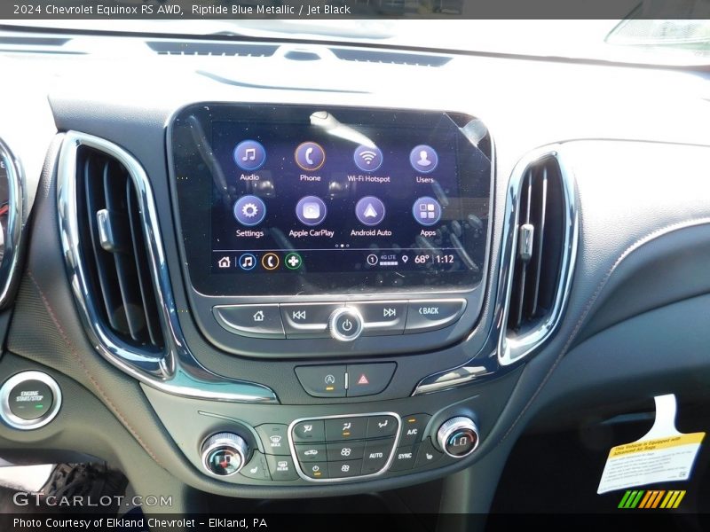 Riptide Blue Metallic / Jet Black 2024 Chevrolet Equinox RS AWD