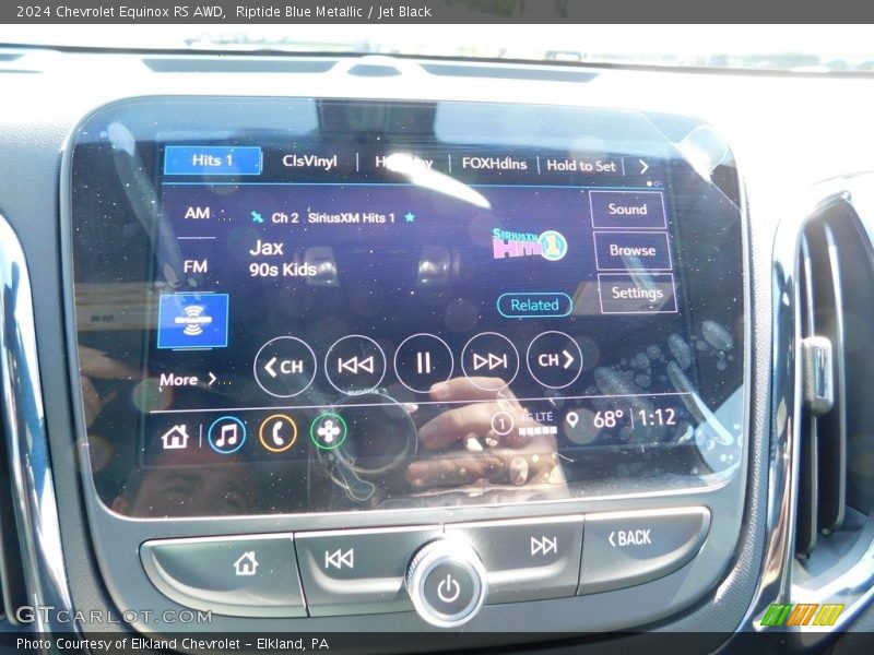 Riptide Blue Metallic / Jet Black 2024 Chevrolet Equinox RS AWD