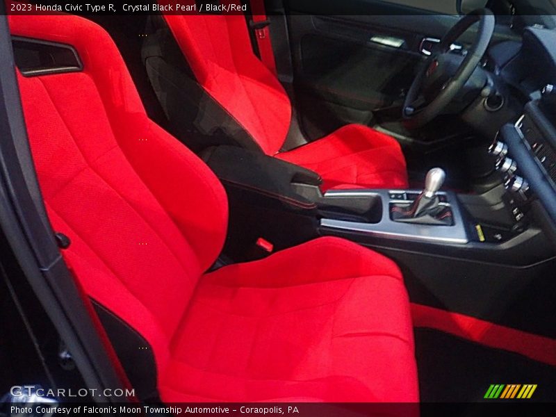 Crystal Black Pearl / Black/Red 2023 Honda Civic Type R