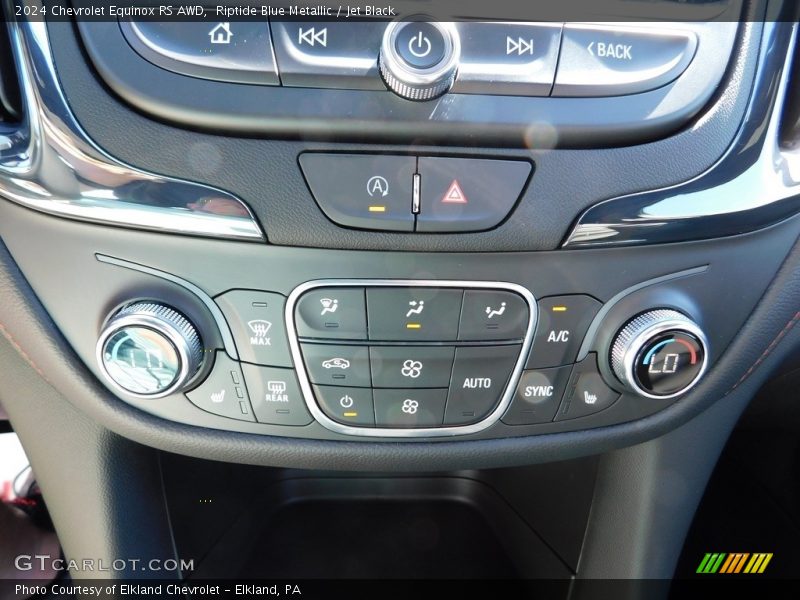 Riptide Blue Metallic / Jet Black 2024 Chevrolet Equinox RS AWD