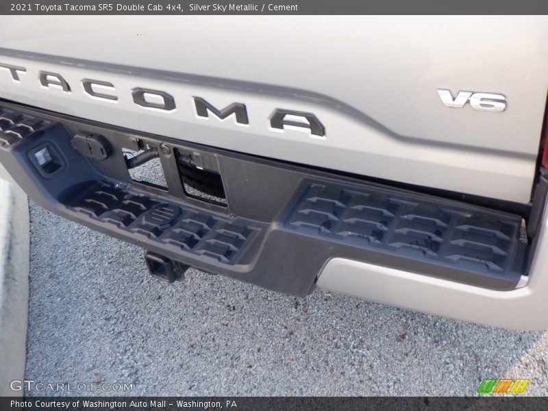 Silver Sky Metallic / Cement 2021 Toyota Tacoma SR5 Double Cab 4x4