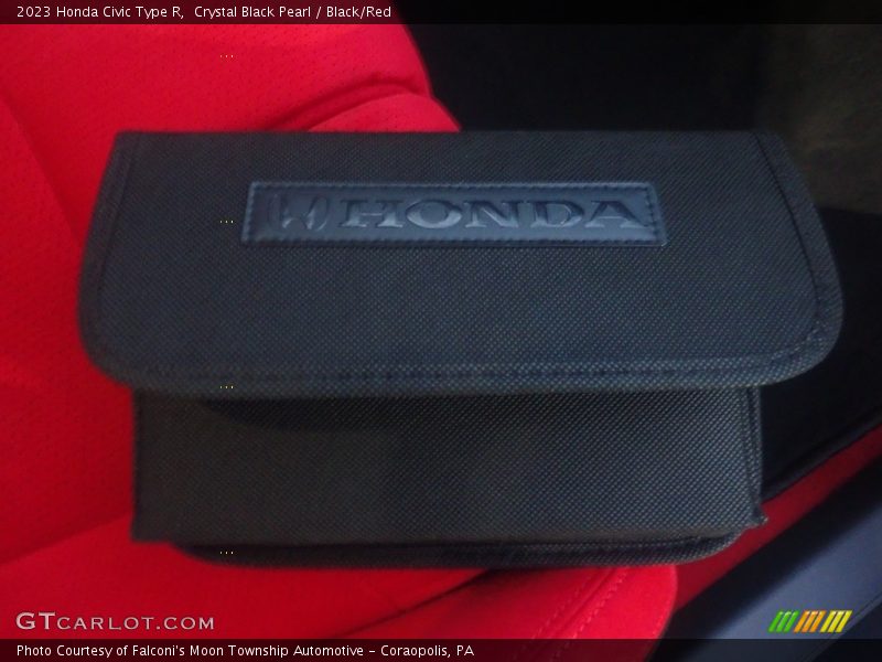 Crystal Black Pearl / Black/Red 2023 Honda Civic Type R