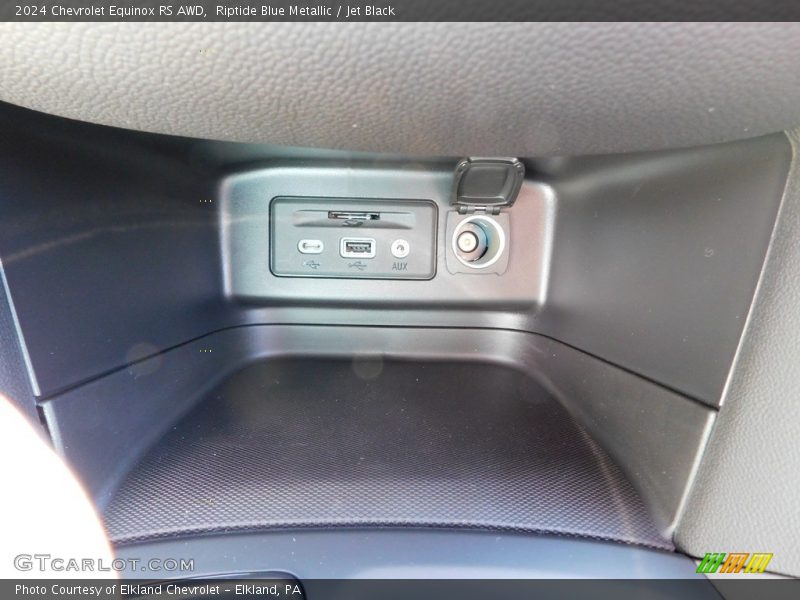 Riptide Blue Metallic / Jet Black 2024 Chevrolet Equinox RS AWD