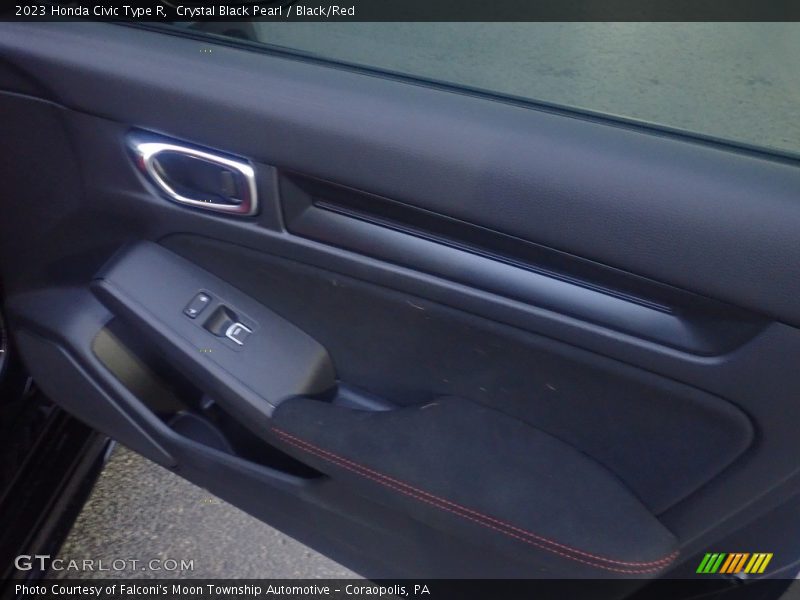 Crystal Black Pearl / Black/Red 2023 Honda Civic Type R
