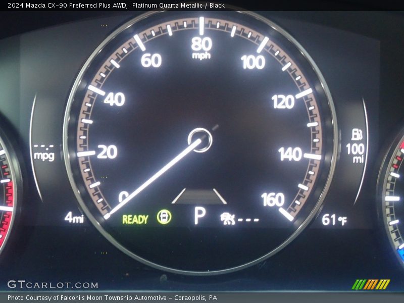 Platinum Quartz Metallic / Black 2024 Mazda CX-90 Preferred Plus AWD