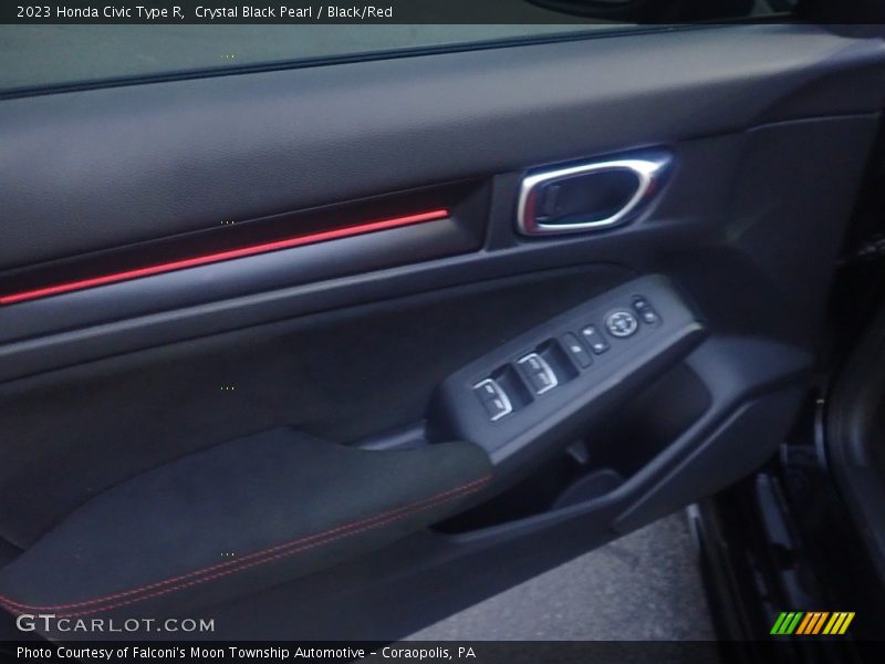 Crystal Black Pearl / Black/Red 2023 Honda Civic Type R