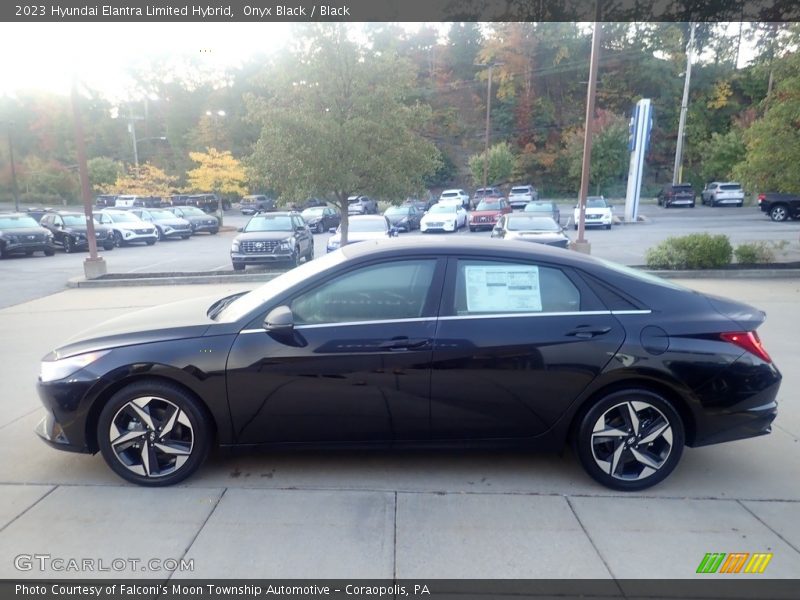  2023 Elantra Limited Hybrid Onyx Black