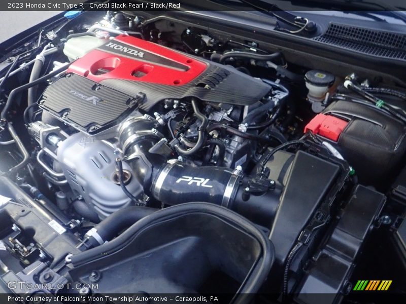 Crystal Black Pearl / Black/Red 2023 Honda Civic Type R