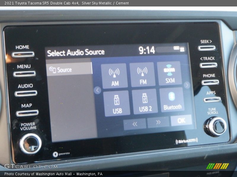 Silver Sky Metallic / Cement 2021 Toyota Tacoma SR5 Double Cab 4x4