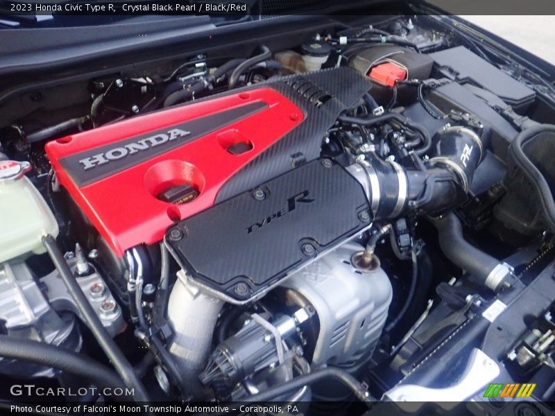 Crystal Black Pearl / Black/Red 2023 Honda Civic Type R