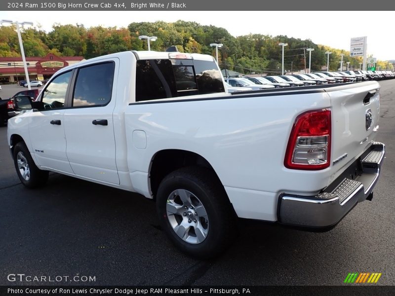 Bright White / Black 2024 Ram 1500 Big Horn Crew Cab 4x4