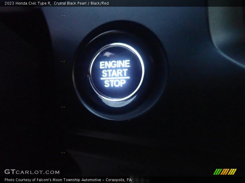 Crystal Black Pearl / Black/Red 2023 Honda Civic Type R