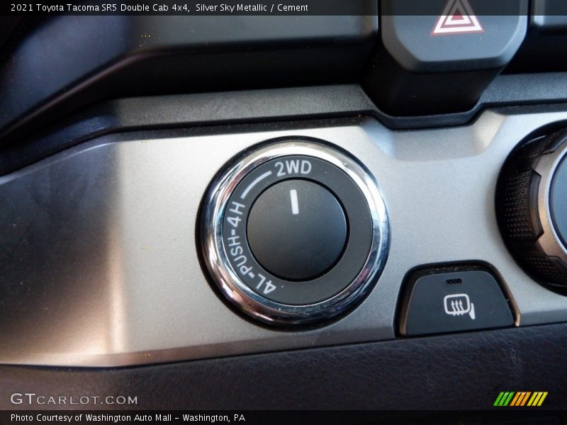 Silver Sky Metallic / Cement 2021 Toyota Tacoma SR5 Double Cab 4x4