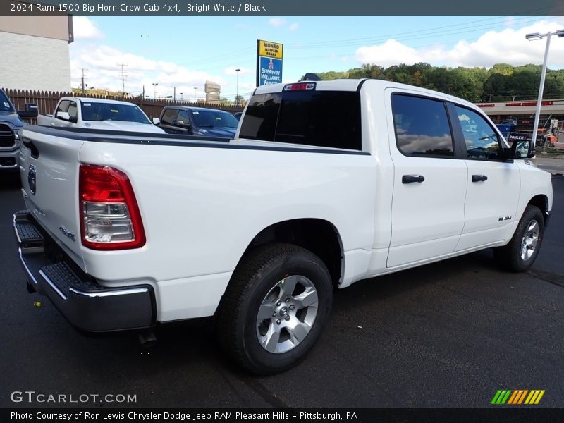 Bright White / Black 2024 Ram 1500 Big Horn Crew Cab 4x4