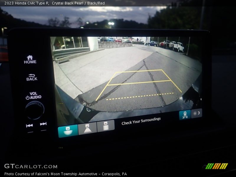Crystal Black Pearl / Black/Red 2023 Honda Civic Type R