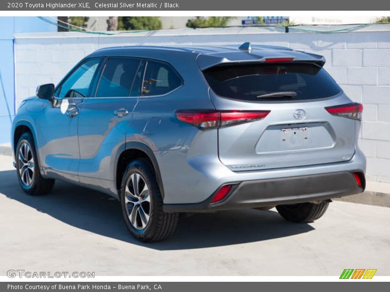Celestial Silver Metallic / Black 2020 Toyota Highlander XLE