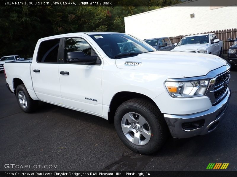 Bright White / Black 2024 Ram 1500 Big Horn Crew Cab 4x4