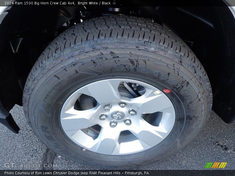 Bright White / Black 2024 Ram 1500 Big Horn Crew Cab 4x4