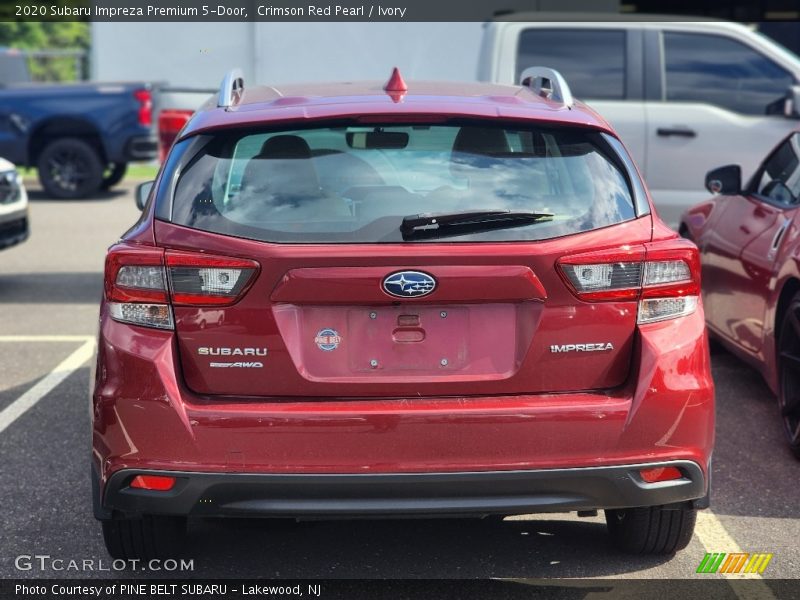 Crimson Red Pearl / Ivory 2020 Subaru Impreza Premium 5-Door
