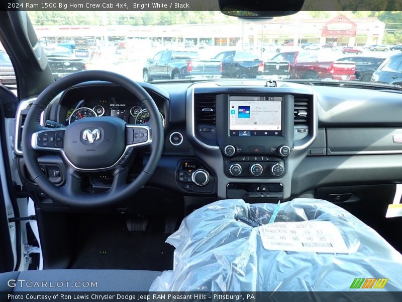 Bright White / Black 2024 Ram 1500 Big Horn Crew Cab 4x4